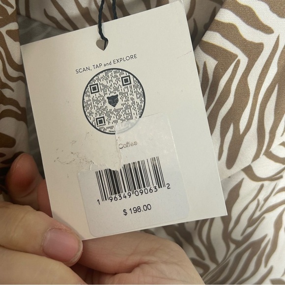 LITA By Ciara Utility Belted Romper in Neutral Tiger Print NWT - Picture 10 of 16